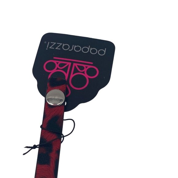 Paparazzi Jewelry All GRRirl Red & Black Adjustable Bracelet Lead & Nickel Free - Picture 6 of 8